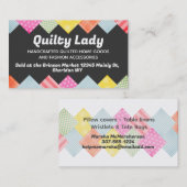 Quilting couture tissu swatches artisanat cartes b (Devant / Derrière)