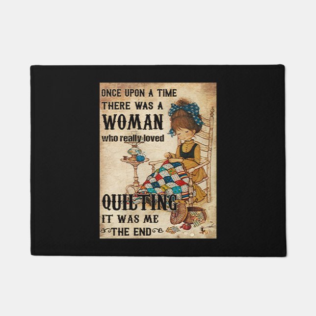 Quilting Gifts | Het was mij het einde Deurmat (Voorkant)