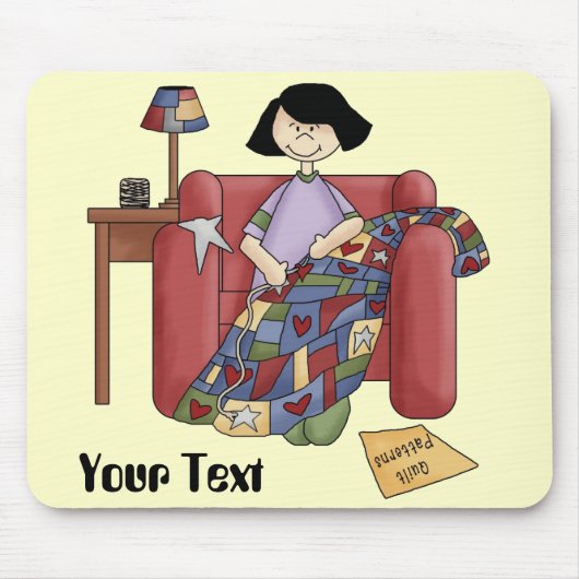 Quilting Mousepad Muismat (Voorkant)