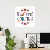 QUILTING POSTER (Thuiskantoor)