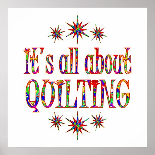 QUILTING POSTER (Voorkant)