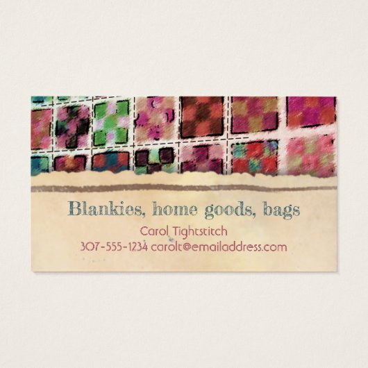 Quilting quilter patchwork couture embarcation de (Dos)