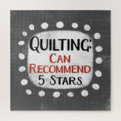 Quilting Review 5 Etoiles Jigsaw Puzzle (Vertical)
