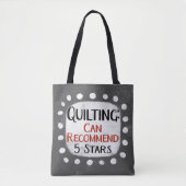 Quilting Review 5 sterren Canvas tas (Voorkant)