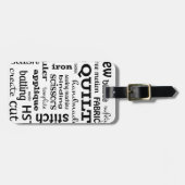 Quilting Subway Art Bagagelabel (Voorkant horizontaal)