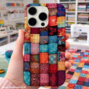 Quiltliefhebbersontwerp - Patchworkkunst iPhone 16 Pro Hoesje