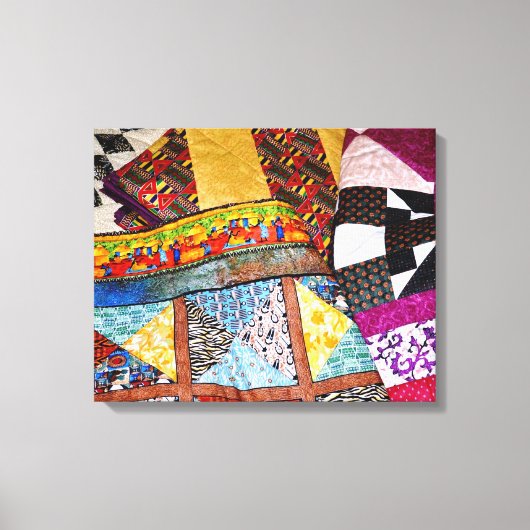 Quilts en Quilten Canvas Afdruk (Voorkant)