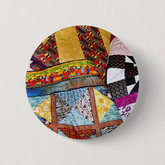 Quilts en Quilten  Ronde Button 5,7 Cm (Voorkant)