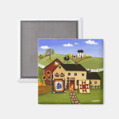 Quilts te koop Magnet Magneet (Voorkant / Achterkant)