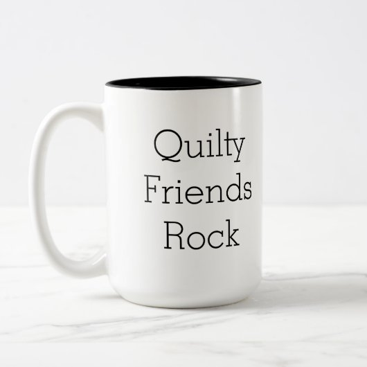 Quilty Friends Rock mok aan twee zijden (Links)