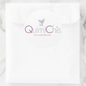 Quimichis banner ronde sticker (Tas)