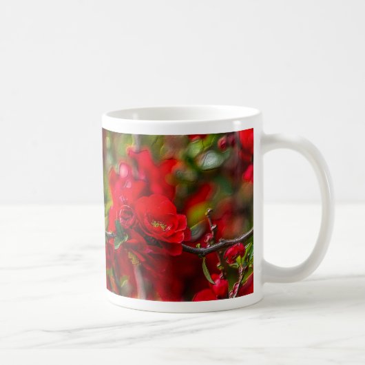 Quince Branch Painterly Coffee Mok (Rechts)