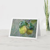 Quince Fruit Card Kaart (Voorkant)