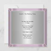 Quinceañera, 15 ans, Invitation enregistrer la dat (Dos)