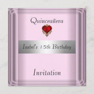 Quinceañera, 15, uitnodiging save the date