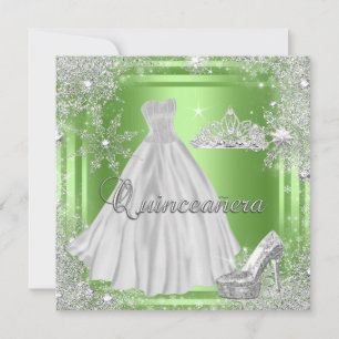 Quinceanera 15e Elite Elegante Verjaardagsfeest Kaart