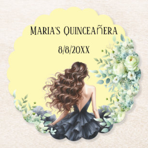 Quinceañera, 15e verjaardag kartonnen onderzetters
