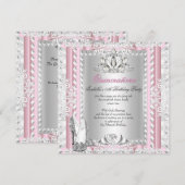 Quinceanera 15e verjaardag Pink Shoes Deco Kaart (Voorkant / Achterkant)