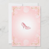 Quinceanera 15e verjaardag uitnodiging (Achterkant)