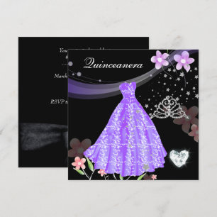 Quinceanera 15e verjaardagsfeest kaart