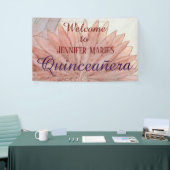 Quinceanera 15e verjaardagsfeest spandoek (Beurs)
