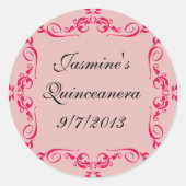 Quinceanera Aangepaste Stickers (Voorkant)