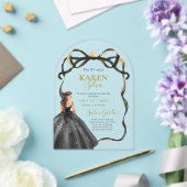 Quinceanera Acrylic Invitation (Insitu (Mariage))