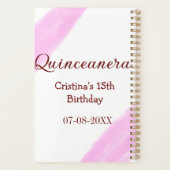 Quinceanera anos 15e anniversaire ajouter nom text (Dos)