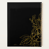 Quinceanera Black Gold A Monogram Carnet Planner (Dos)
