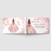 Quinceañera Blush Floral Princess Butterflies Gold (Complet)