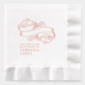 Quinceanera classique Festive élégante 15ème (Recto)