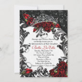 Quinceañera et Sweet 16 Invitations de fête (Dos)