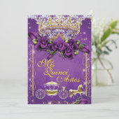 Quinceañera et Sweet 16 Invitations de fête (Debout devant)