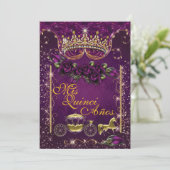 Quinceañera et Sweet 16 Invitations de fête (Debout devant)