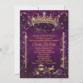 Quinceañera et Sweet 16 Invitations de fête (Dos)