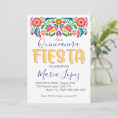 Quinceañera Fête d'anniversaire Invitation (Debout devant)