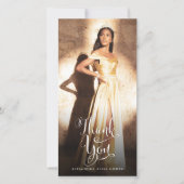 Quinceanera Foto Bedankt (Voorkant)