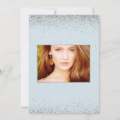 Quinceañera, Geschreven in de Ster, DIY Dusty Blue Kaart (Achterkant)