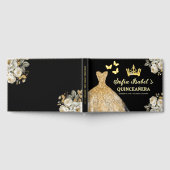 Quinceañera Gold Princess Floral Papillons (Complet)