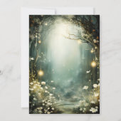 Quinceanera Gown Enchanted Forest Portal Kaart (Achterkant)