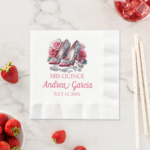Quinceanera hoge hakken servet