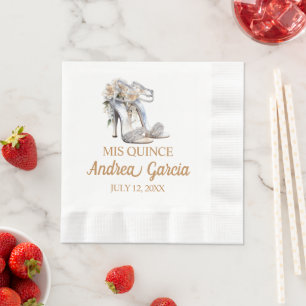 Quinceanera hoge hakken servet