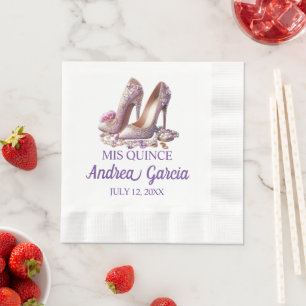 Quinceanera hoge hakken servet