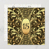 Quinceanera Invitation (Devant / Derrière)