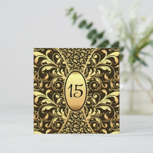 Quinceanera Invitation (Debout devant)