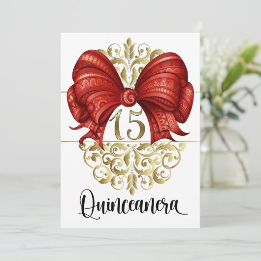 Quinceanera Invitation (Debout devant)