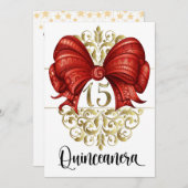 Quinceanera Invitation (Devant / Derrière)