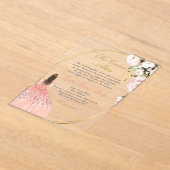 Quinceanera invitation acrylique en espagnol (Poser)