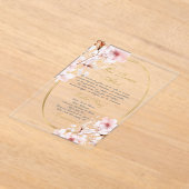 Quinceanera invitation acrylique en espagnol (Poser)