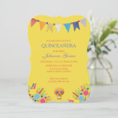 QUINCEAÑERA INVITATION DIA DE LOS MUERTOS (Debout devant)
